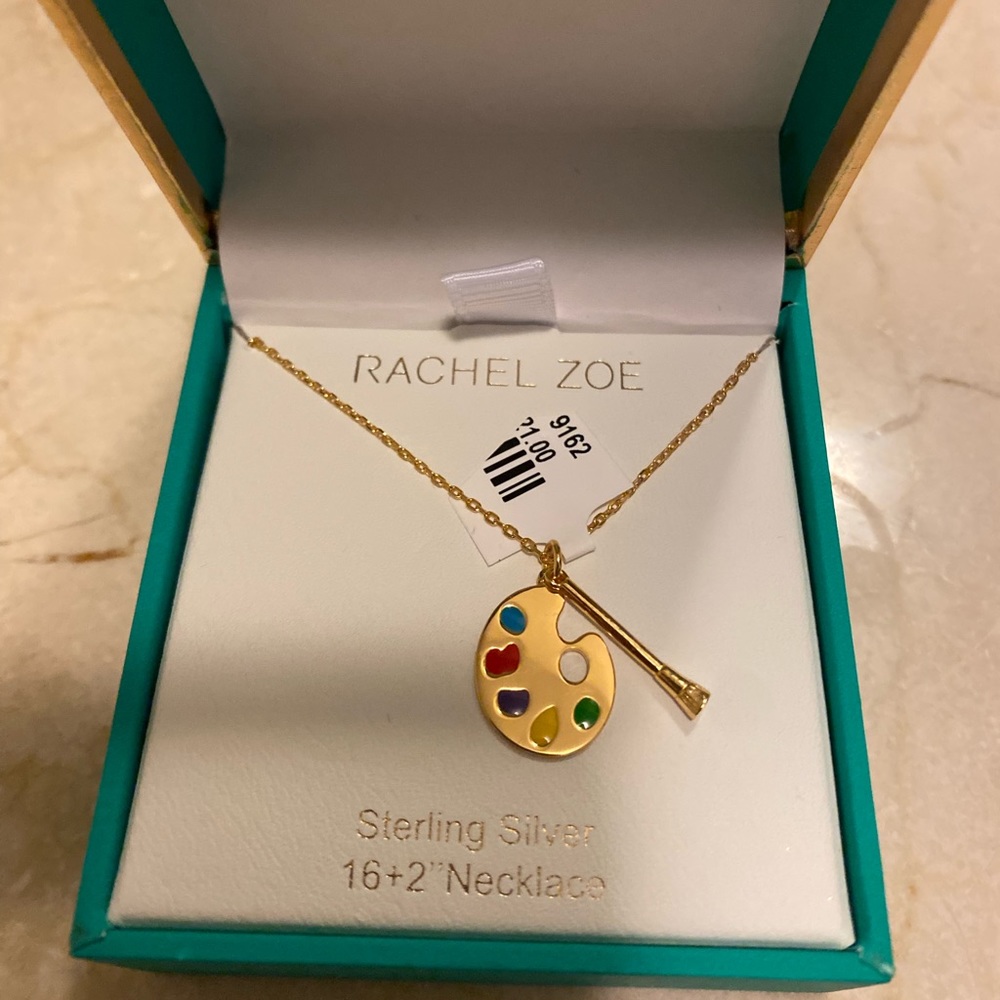 Gold painter’s necklace